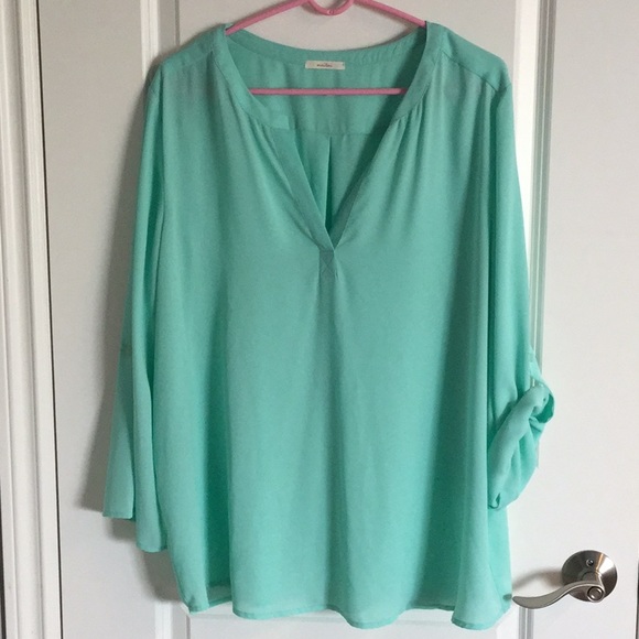 Aqua Tunic Top - Picture 1 of 4